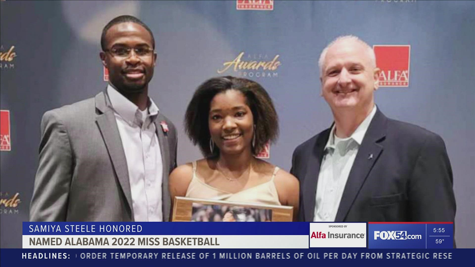 Samiya Steele is the first player from Hazel Green High School to receive the Miss Basketball Award which is given to the state's top basketball player.