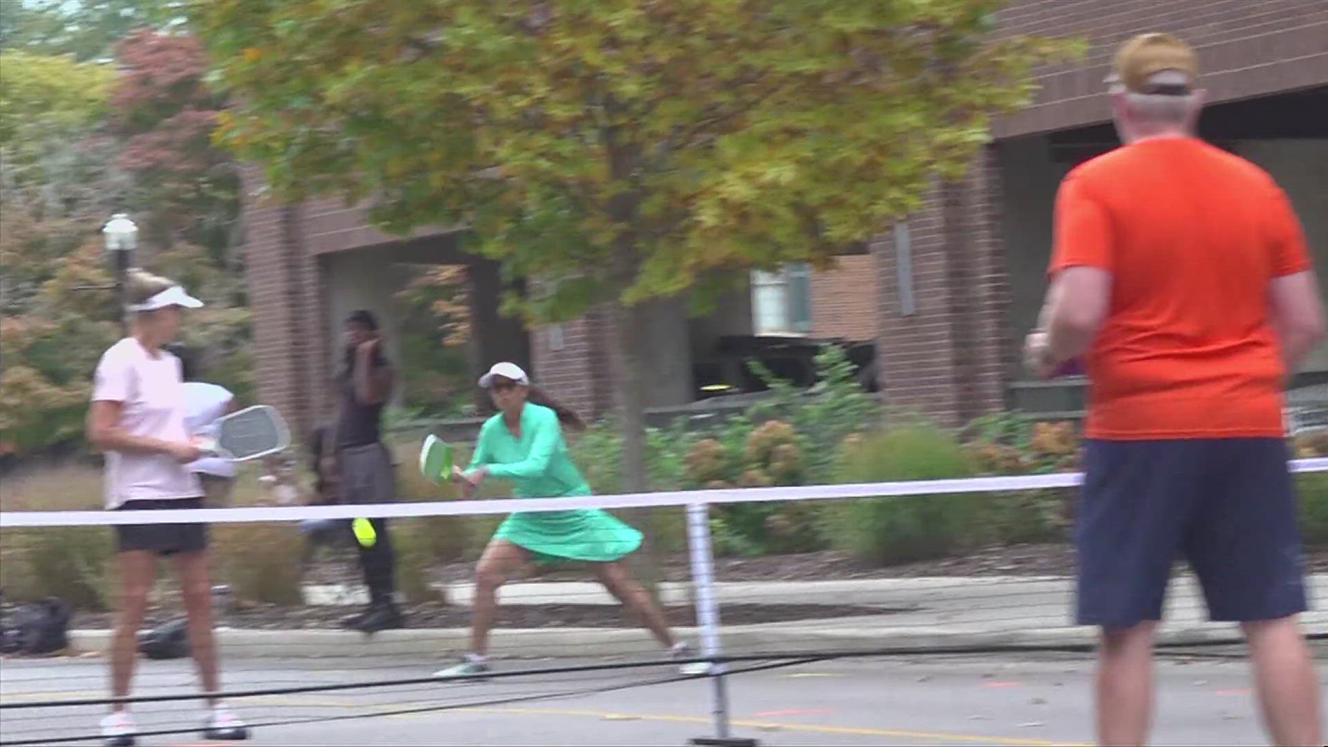 It's one of the fastest-growing sports in the country, and on Saturday Downtown Huntsville Inc. gave residents the chance to experience pickleball in a big way.