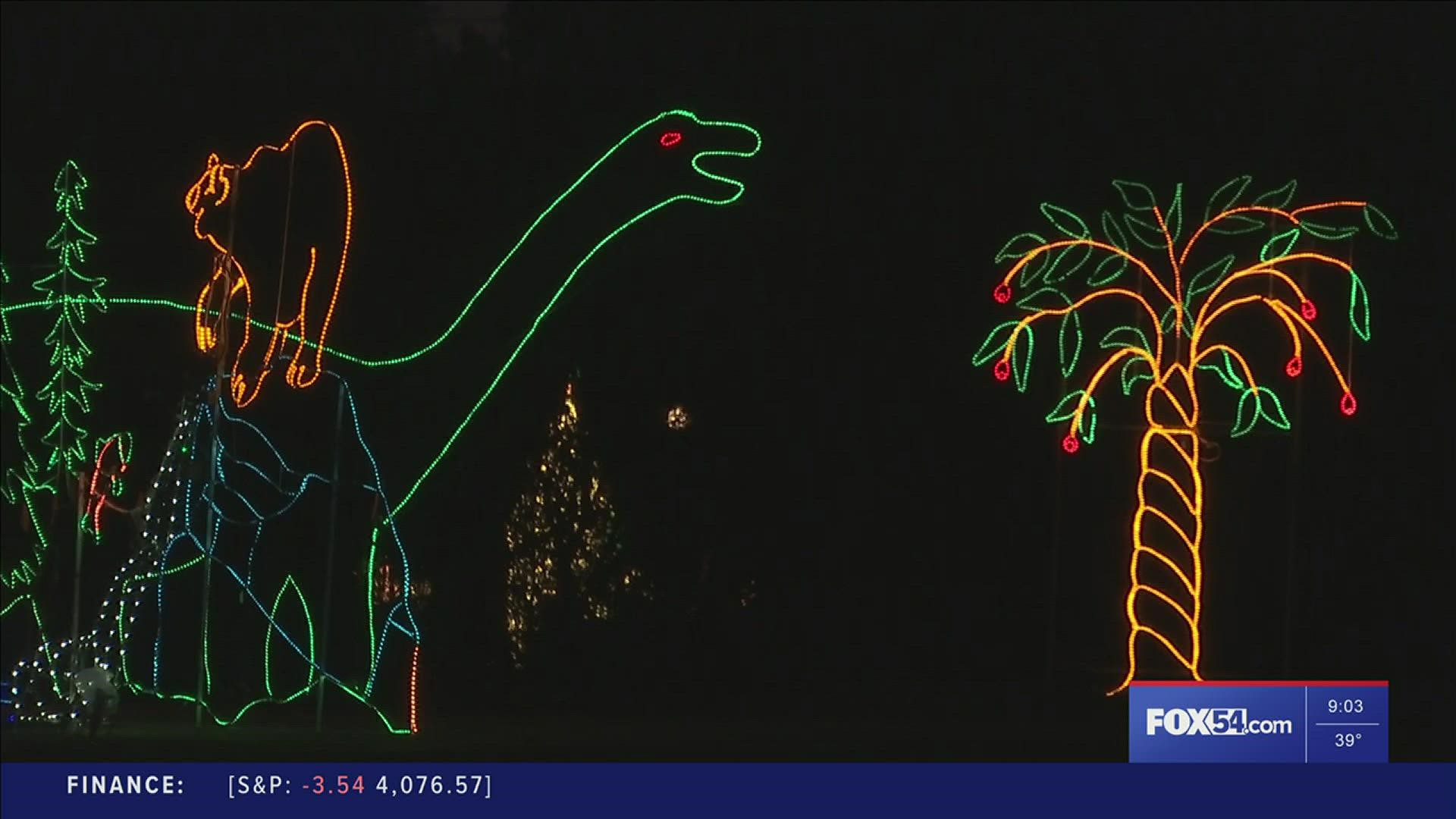 Galaxy of Lights driving nights begin today through December 16th from 5:30 P.M. until 9 P.M.