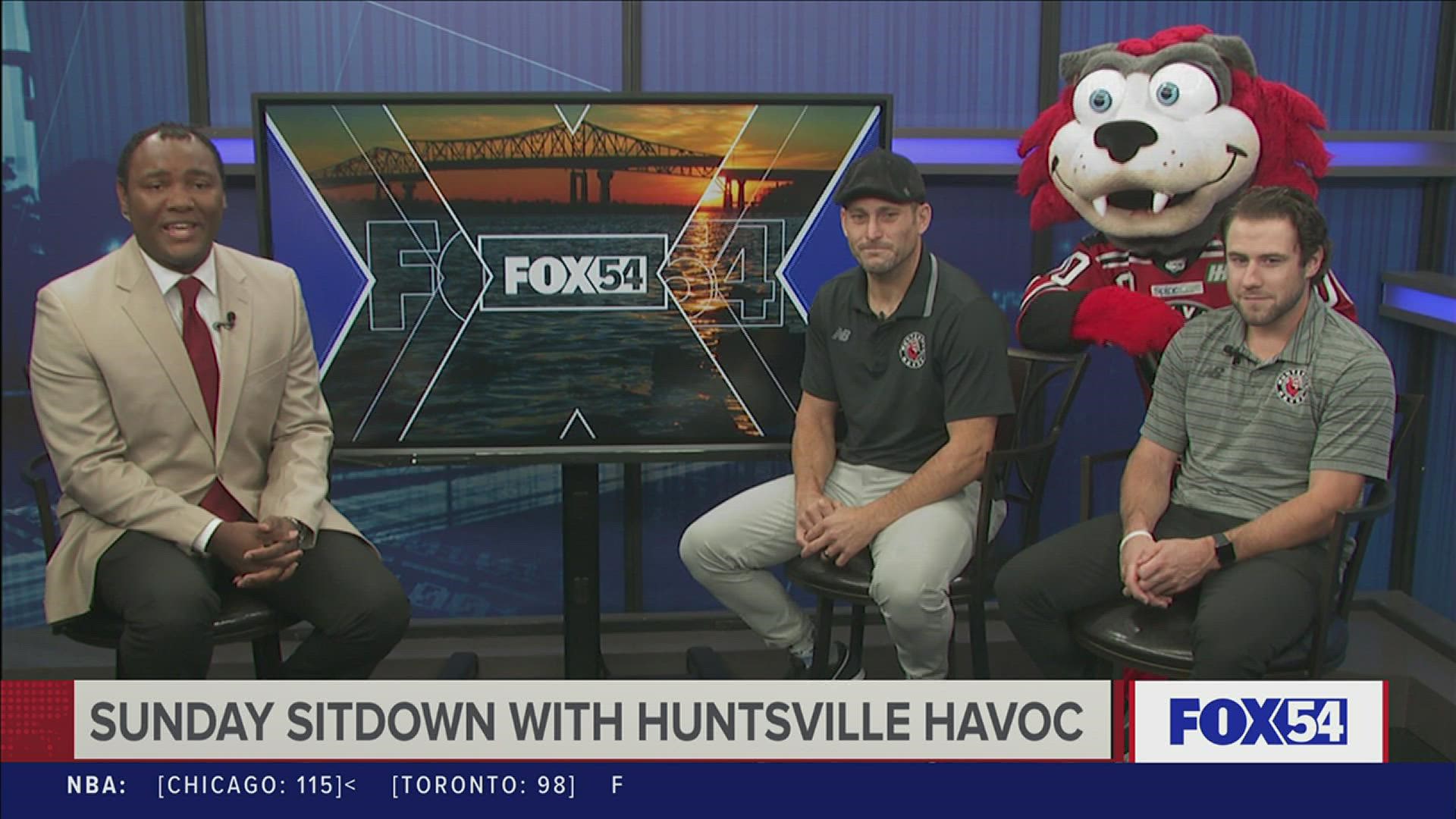 Coach Glenn Detulleo, Tyler Piacentini and mascot Chaos spoke to Mo Carter for a Sunday Sitdown on FOX54's Sports XTRA.