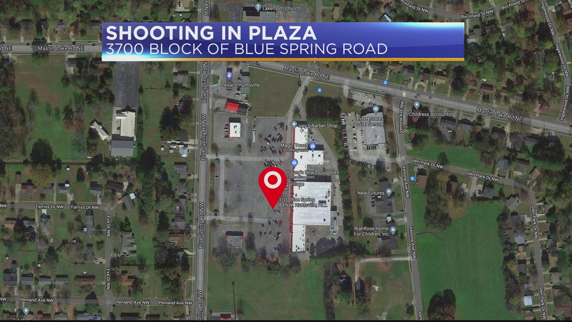 Police are searching for suspects involved in a shooting that left a bystander injured.