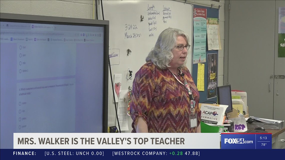 Valley's Top Teacher this week is Mrs. Angela Walker of Madison Crossroads Elementary