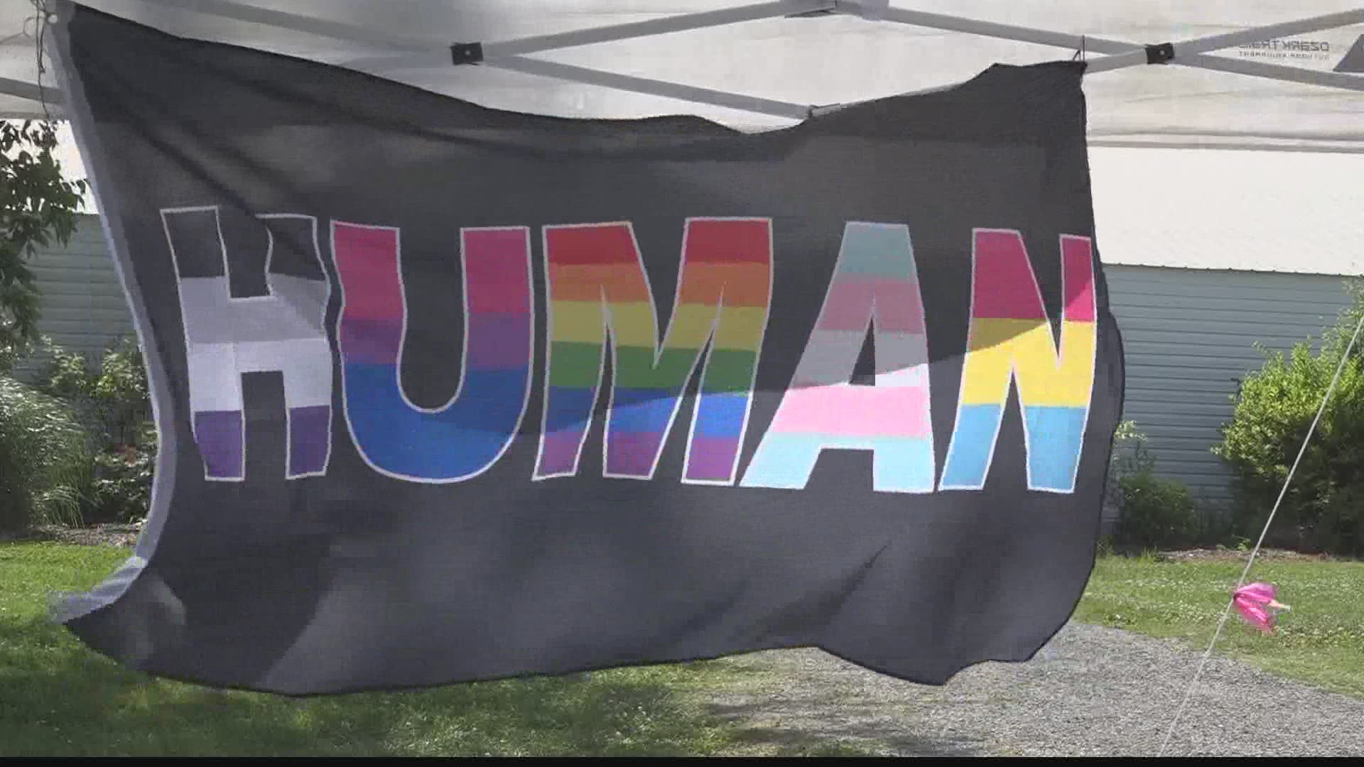 Hundreds of people gathered in Pulaski to celebrate Pride