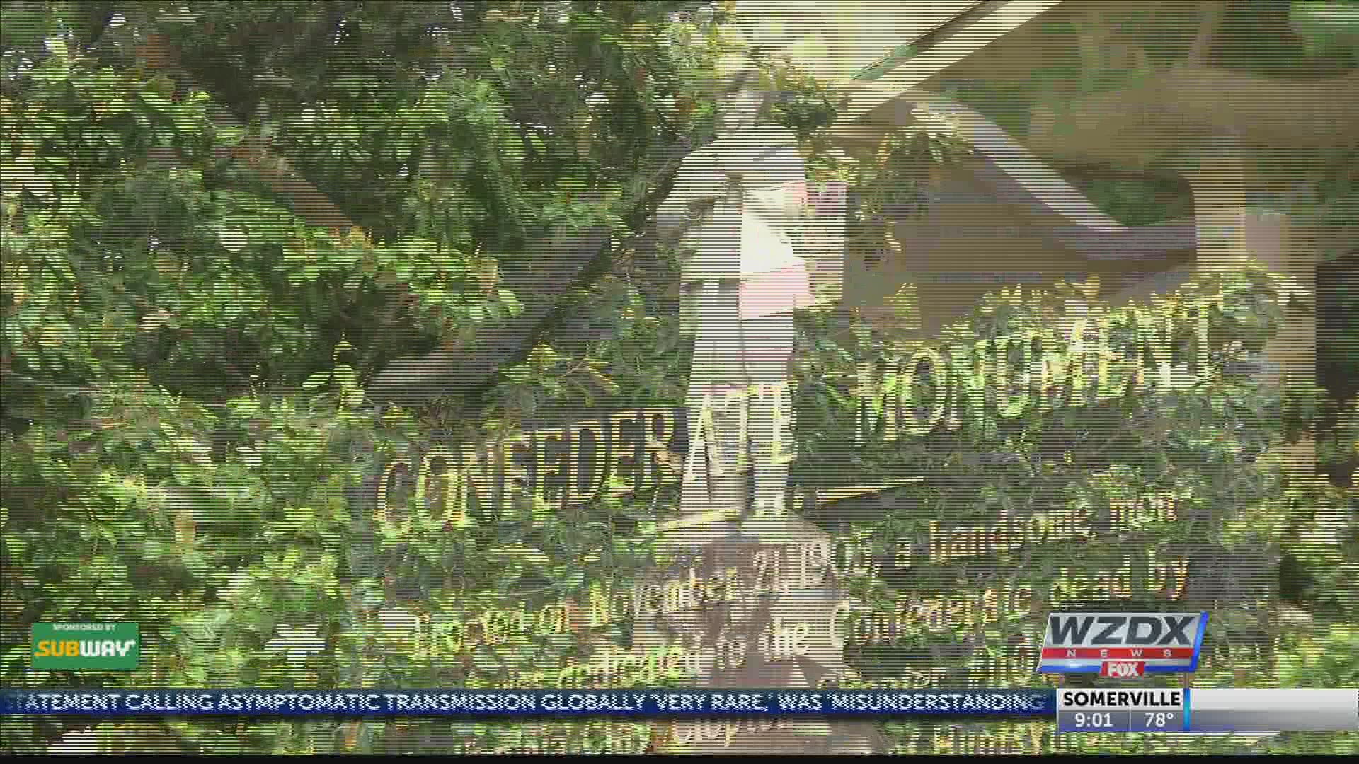 A Confederate statue erected over a century ago, is no longer sitting well with some locals. Groups and leaders are calling for its removal and relocation.