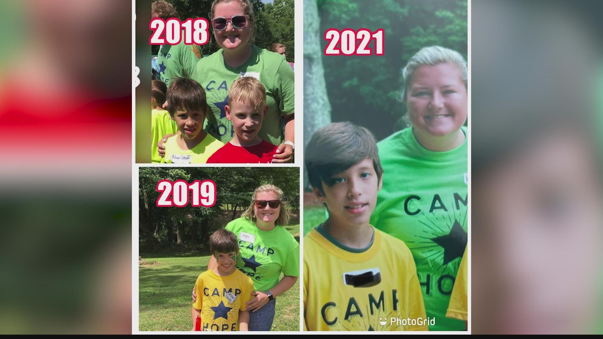 Camp Hope is a free one-day camp for kids and teens who have lost a loved one.
