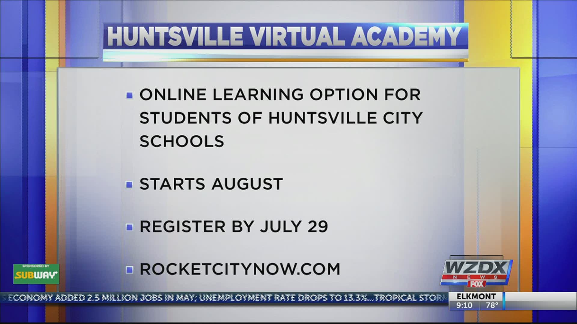 The new Virtual Academy from Huntsville City Schools will offer a fully online learning experience.