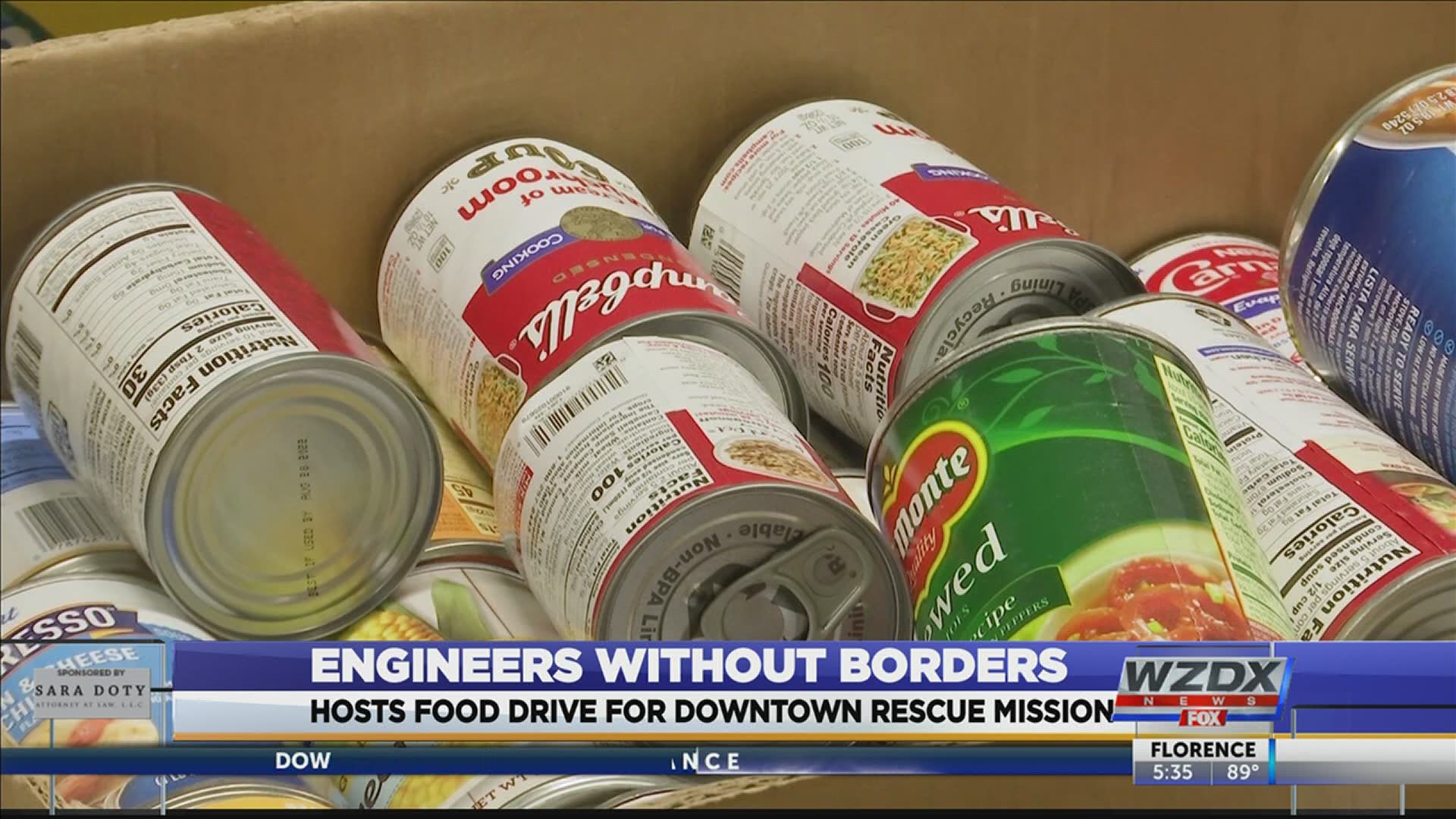 Engineers Without Borders is holding a food drive Saturday, August 8th and Sunday, August 9 from 12:00 pm until 2:00 pm.