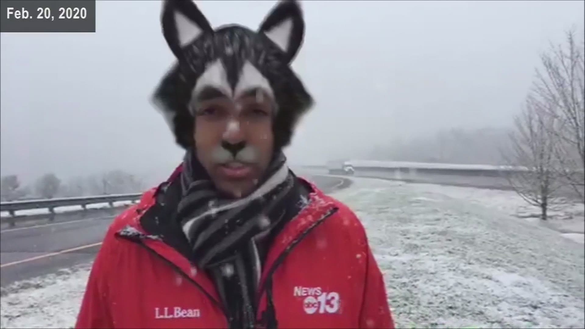 A North Carolina reporter gave online viewers a hilarious weather report last week.