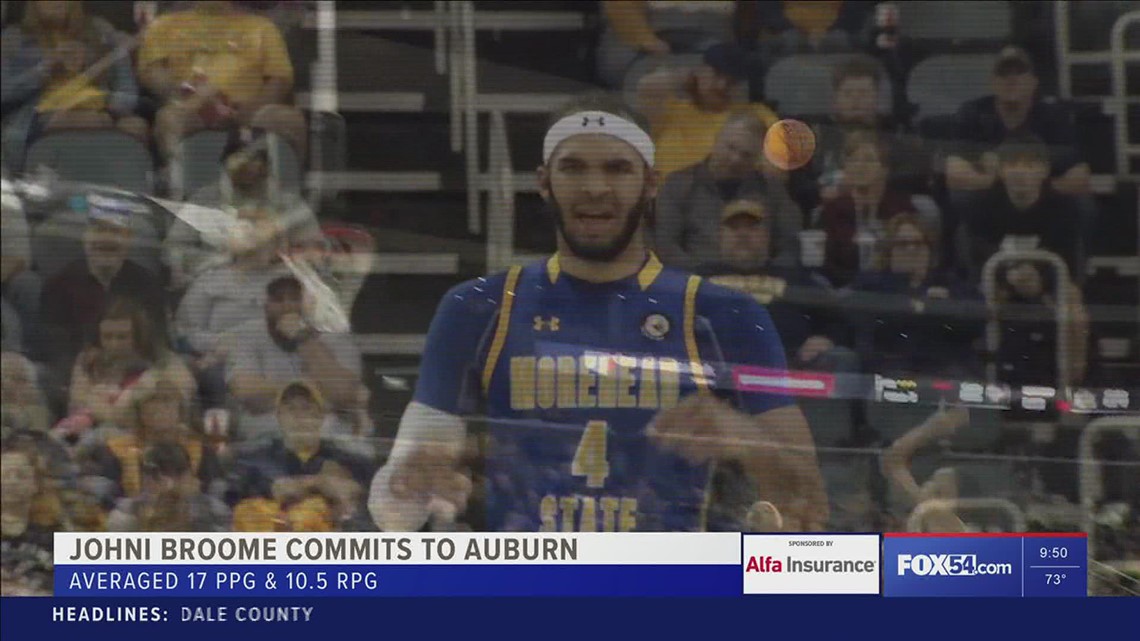Johni Broome chooses to join Auburn men's basketball program