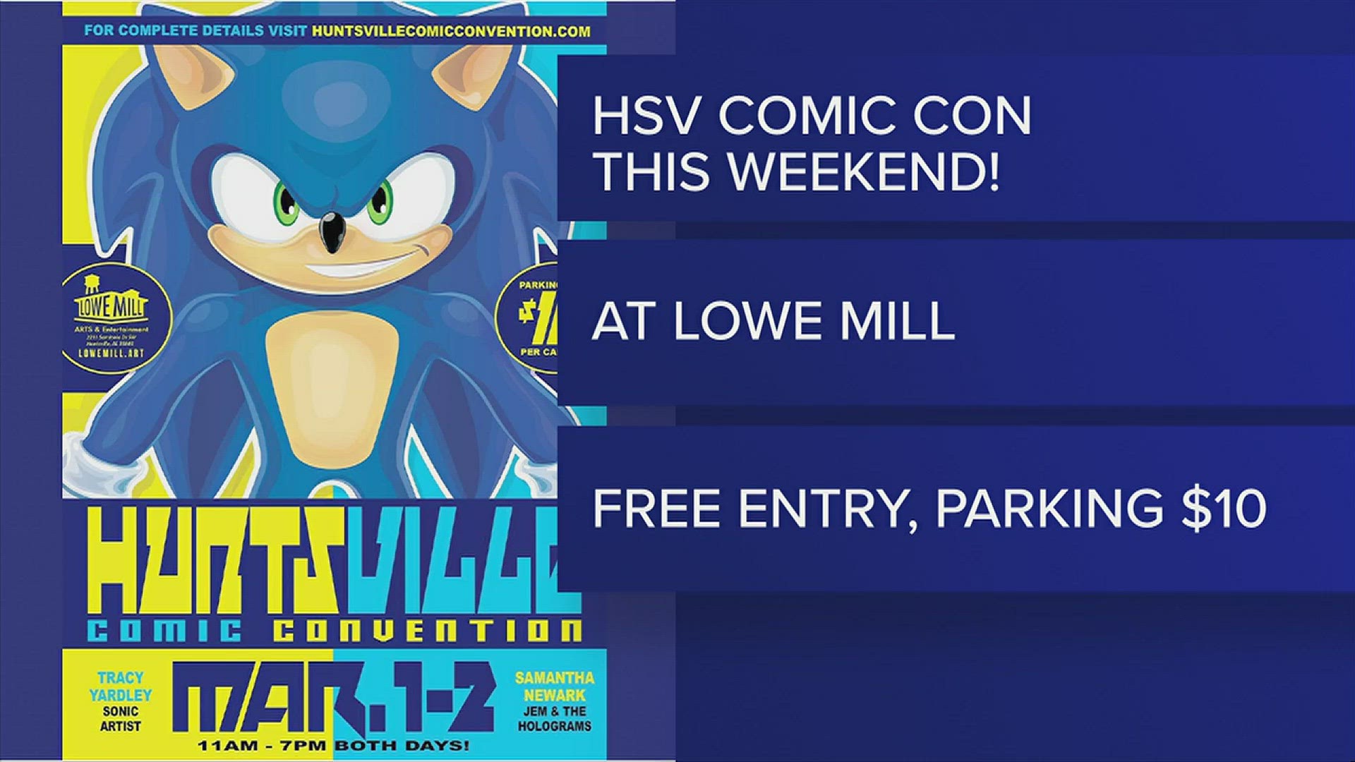 Just pay $10 for parking at Lowe Mill and get access to awesome authors, animators, and comic artists March 1-2.