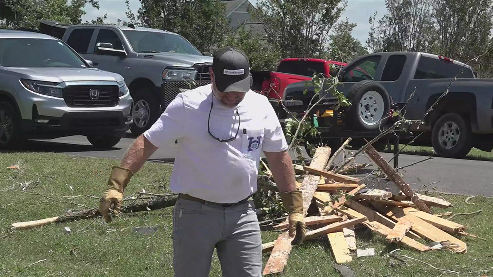 At least two confirmed tornadoes were spawned by severe storms that blew through Wednesday night.