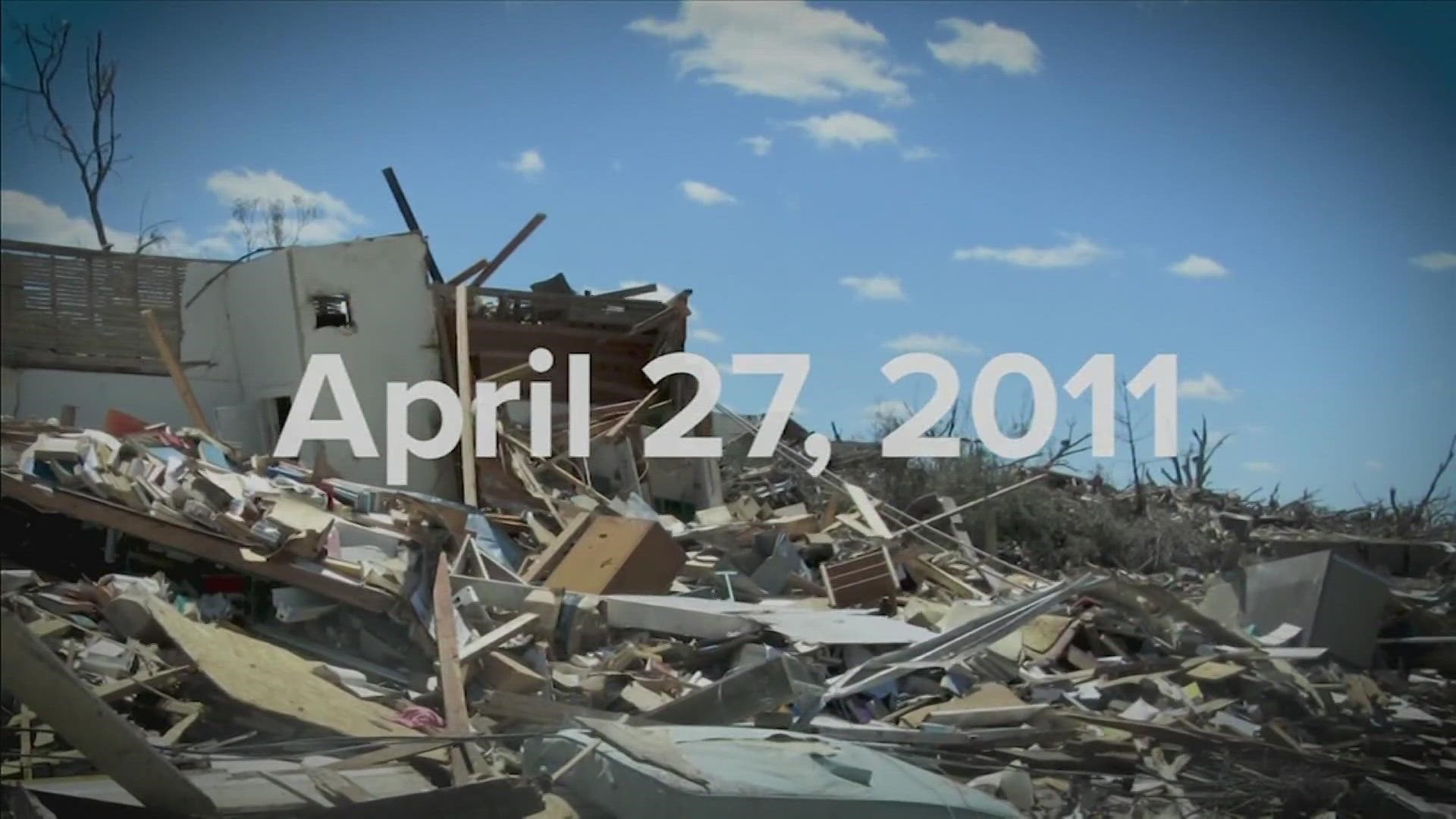 WZDX News talks with people whose lives were changed forever by the tornado outbreak in Alabama on April 27, 2011.