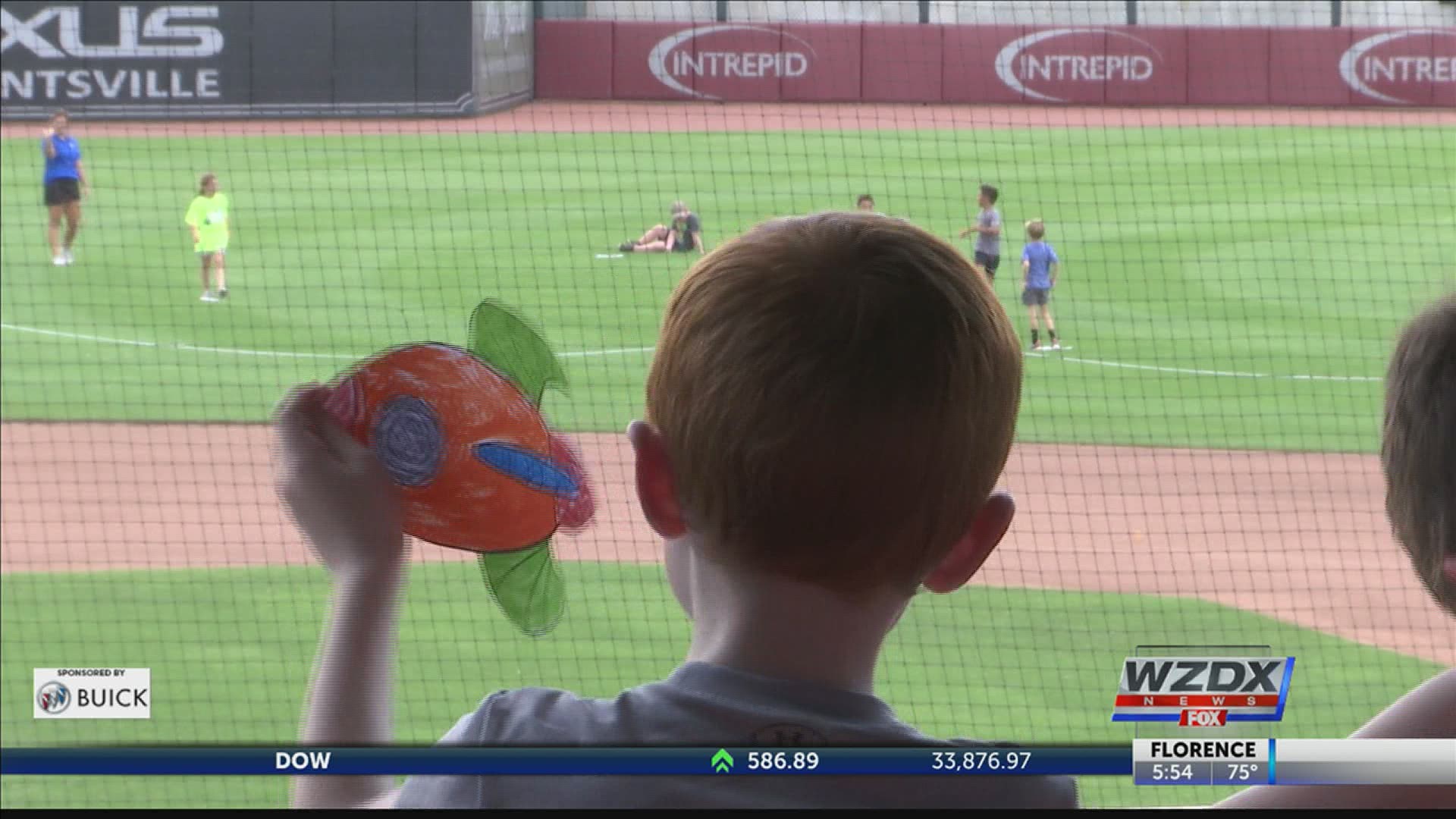 A summer camp for children ages 5-12 takes place all week at Toyota Field.