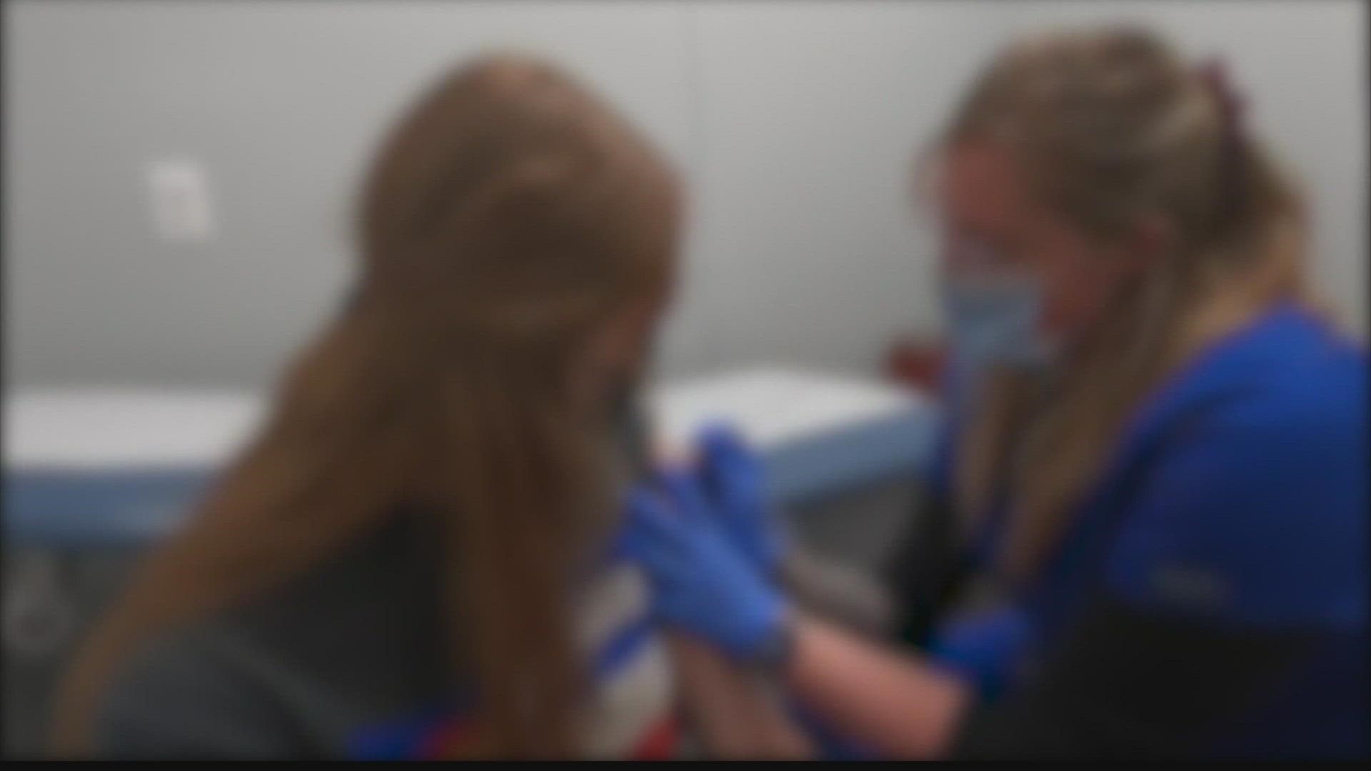 Kids and teens are required to have certain vaccinations before they go to school.