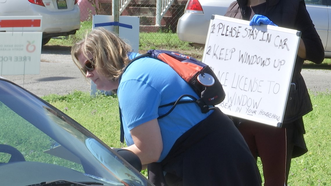 Drivethru pantry serves over 100 families in Huntsville