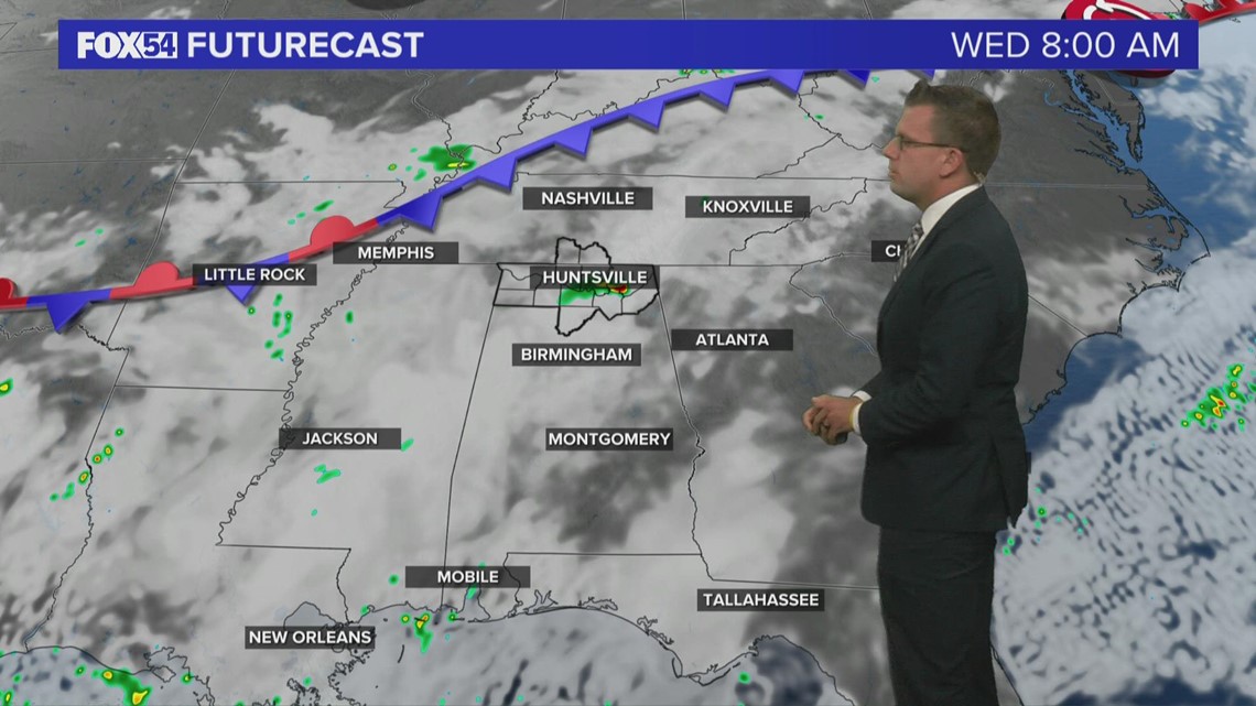 Cold Front Increases Rain Chances