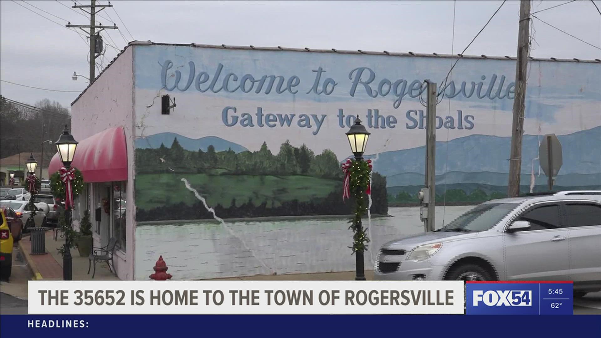 We're unzipping Rogersville, AL, the 35652. It's a small town doing big things.