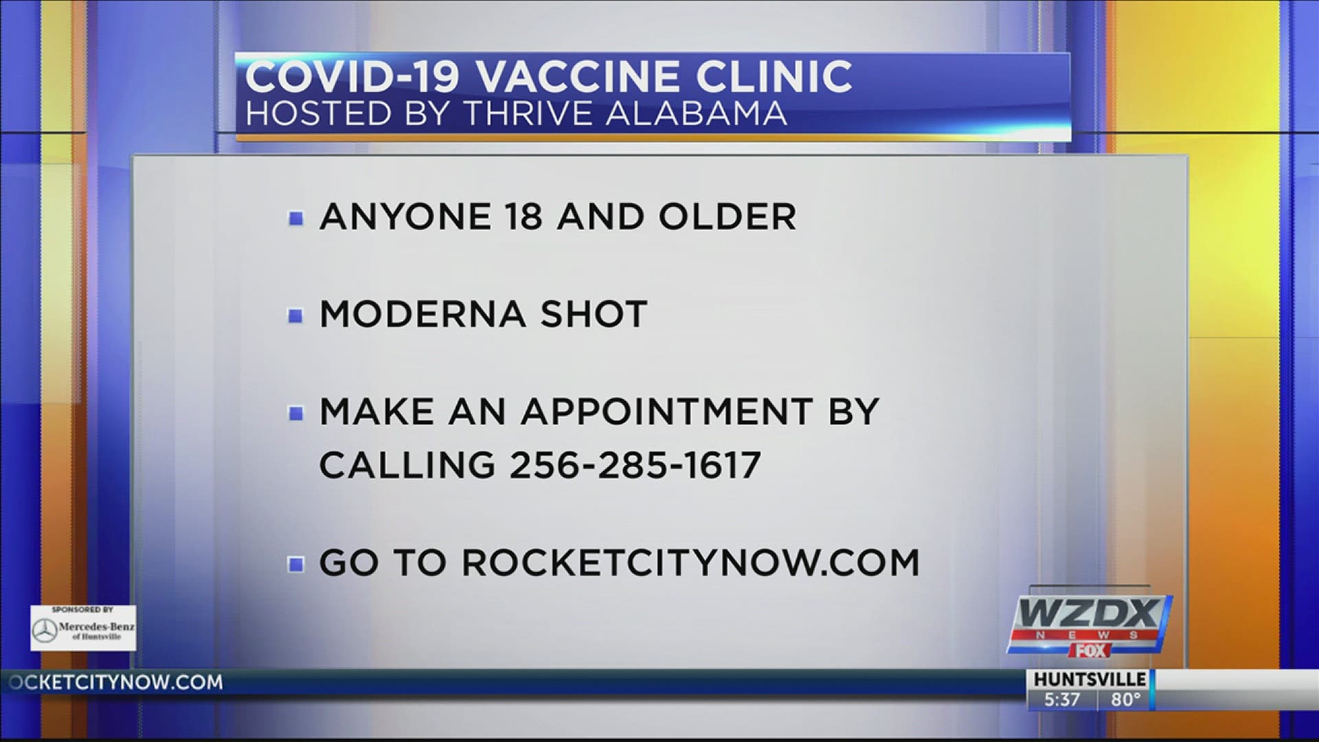 Thrive Alabama Community COVID vaccine clinic