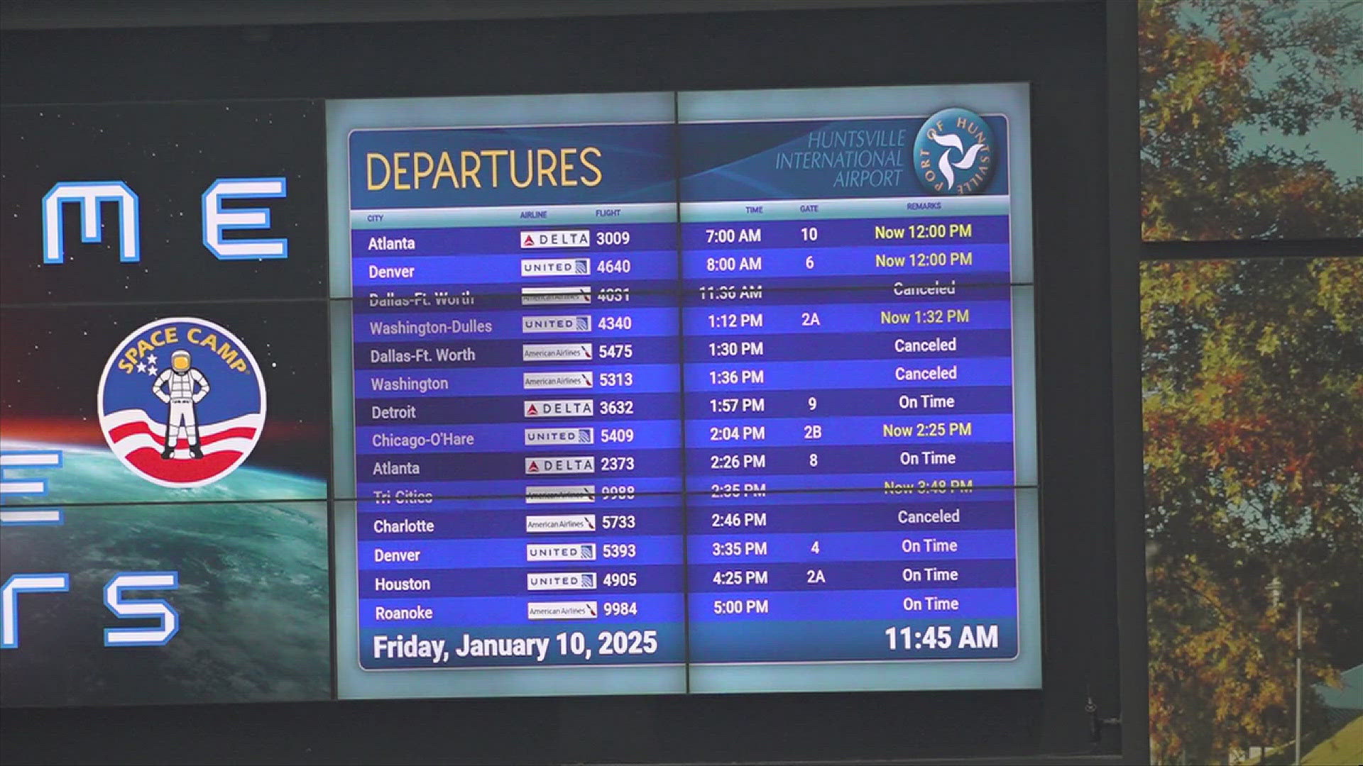 Winter Weather Disrupts Flights: Huntsville International Airport ...