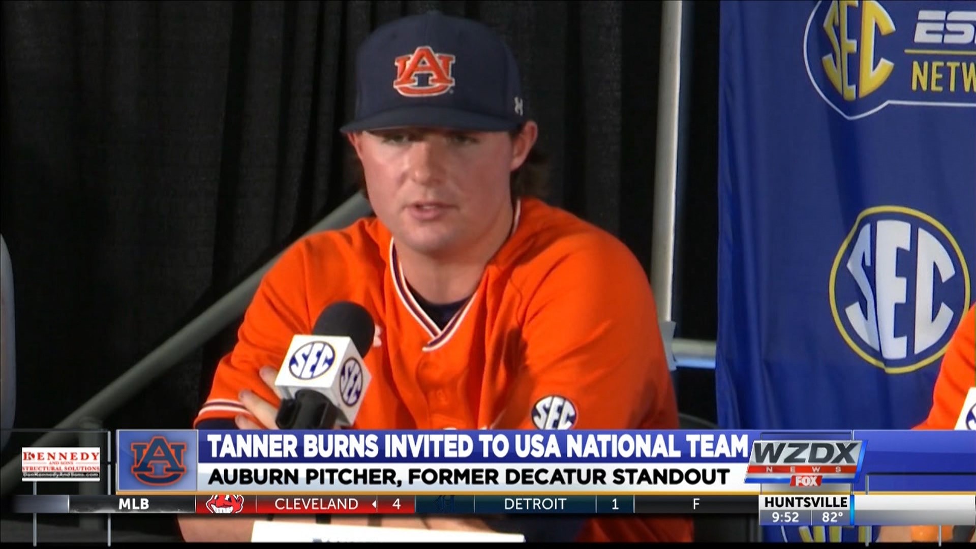 Burns is a former Decatur standout who plays for the Auburn Tigers.