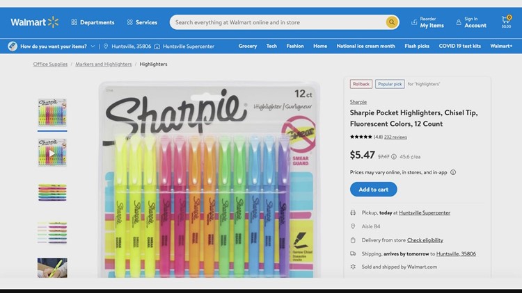 Comparing school supplies prices from three major retailers