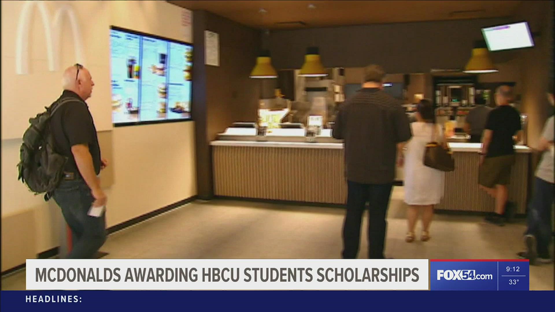 Tennessee Valley McDonald's owner-operators are offering 10 $1,000 HBCU scholarships