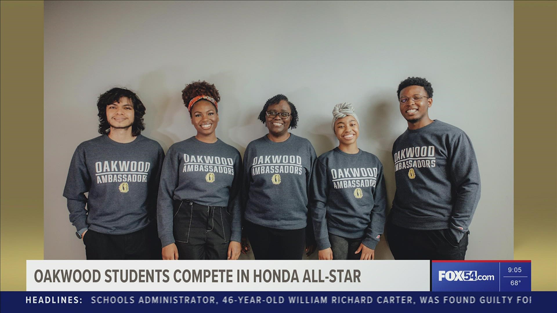 Four Oakwood University students are heading to the playoffs in the prestigious Honda Campus All-Star Challenge academic competition.