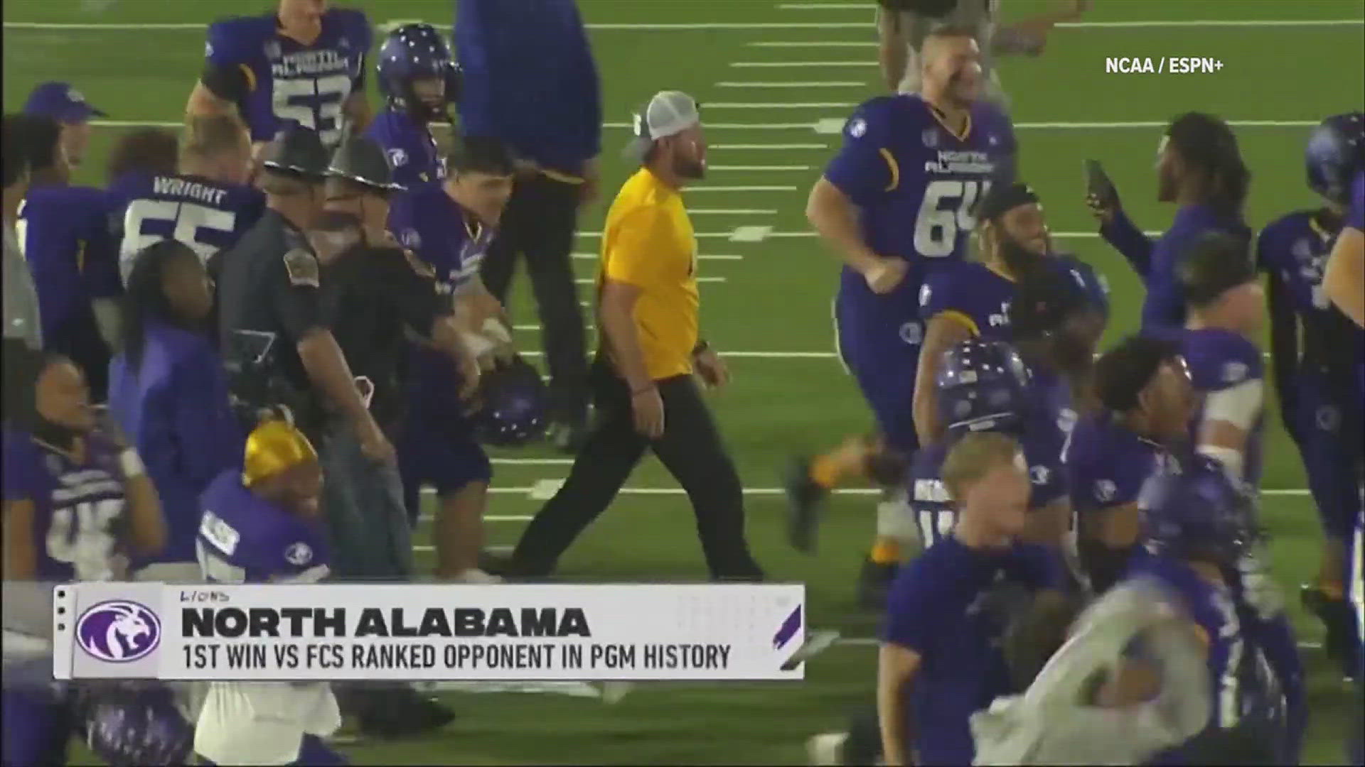 North Alabama took down a ranked FCS team for the first time this weekend.