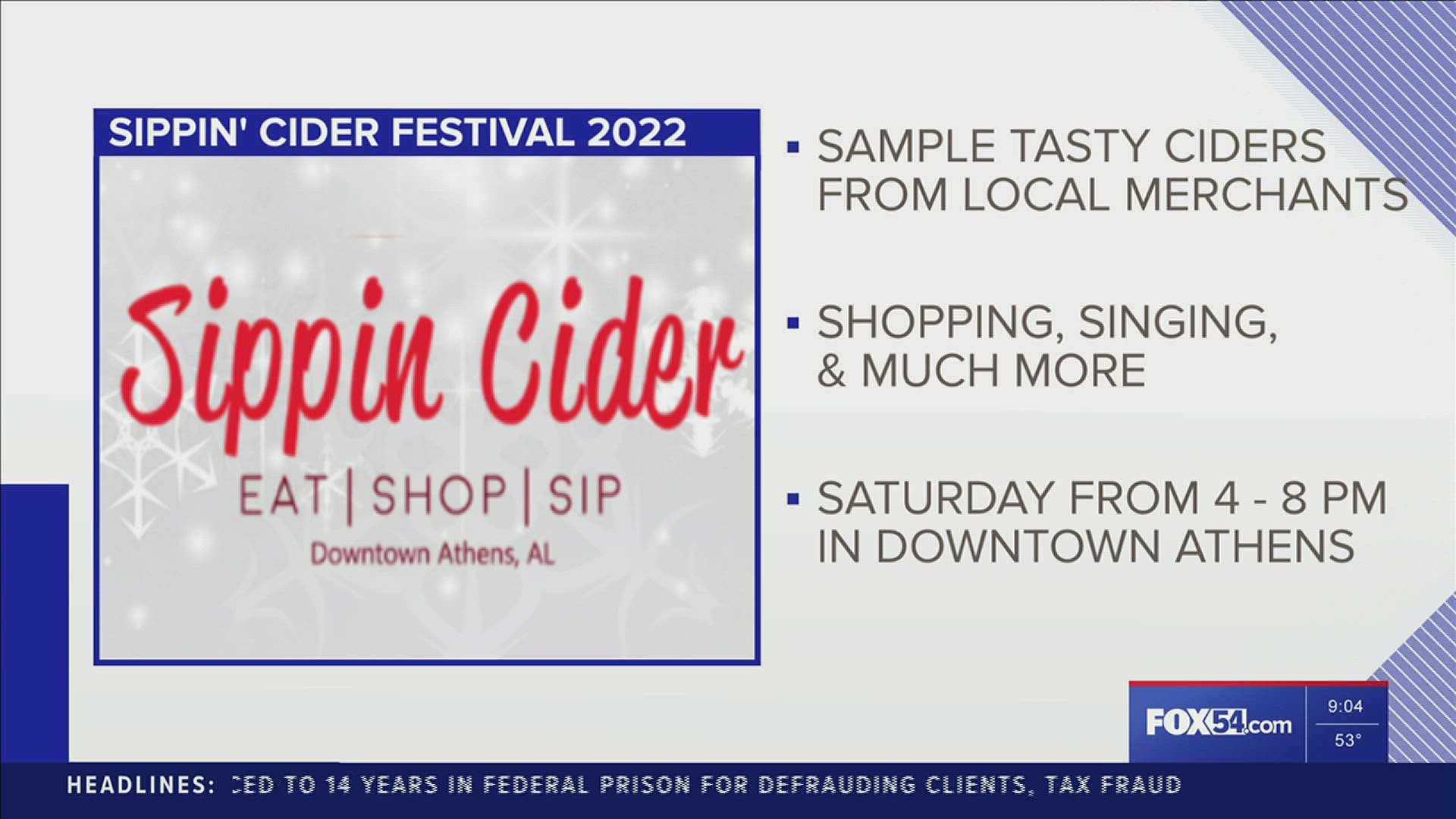 Sip Cider and Shop in Downtown Athens this Saturday, 12/10.