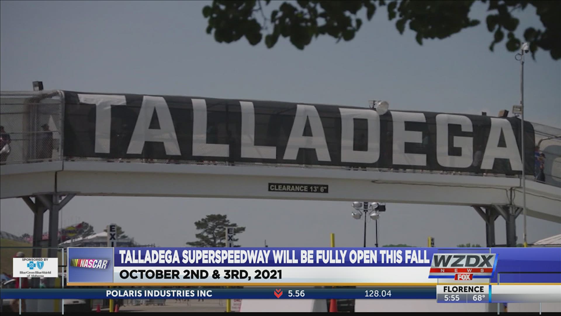 On Oct. 2-3, there will be no restrictions on the number of fans allowed to take in the action at the Talladega Superspeedway.