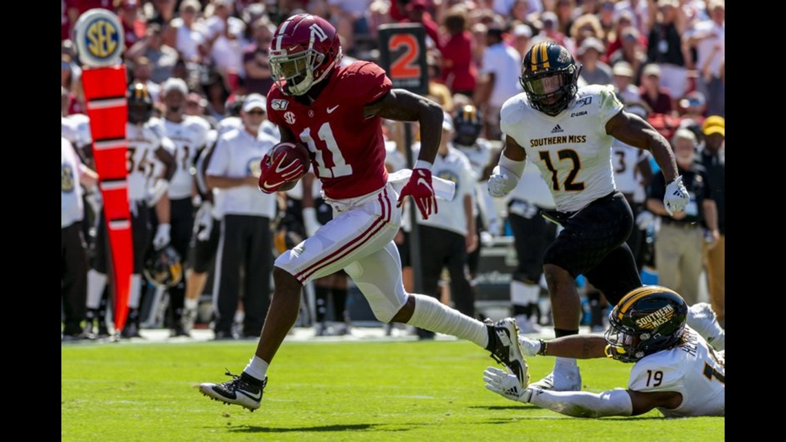 Raiders draft speedy receiver Henry Ruggs 12th overall