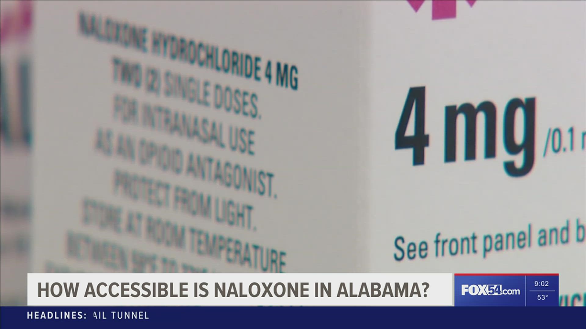 Even a small amount of fentanyl can take someone's life. Our Nixon Norman shares what kind of access Alabama has to life-saving drugs.