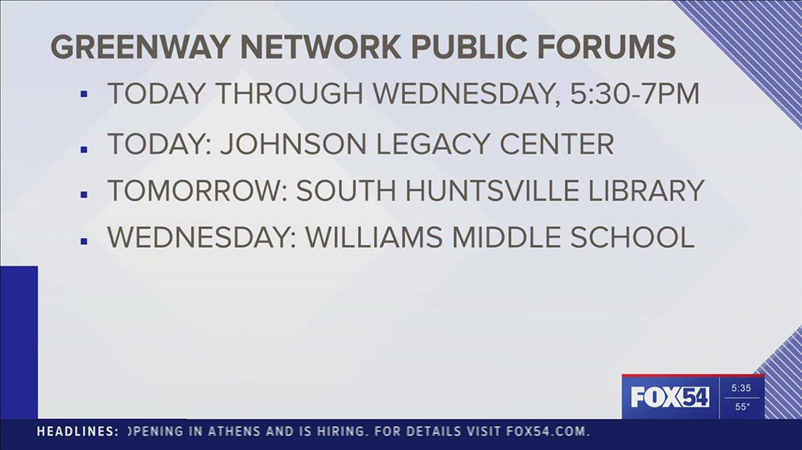 Greenway Public Forums start tonight!