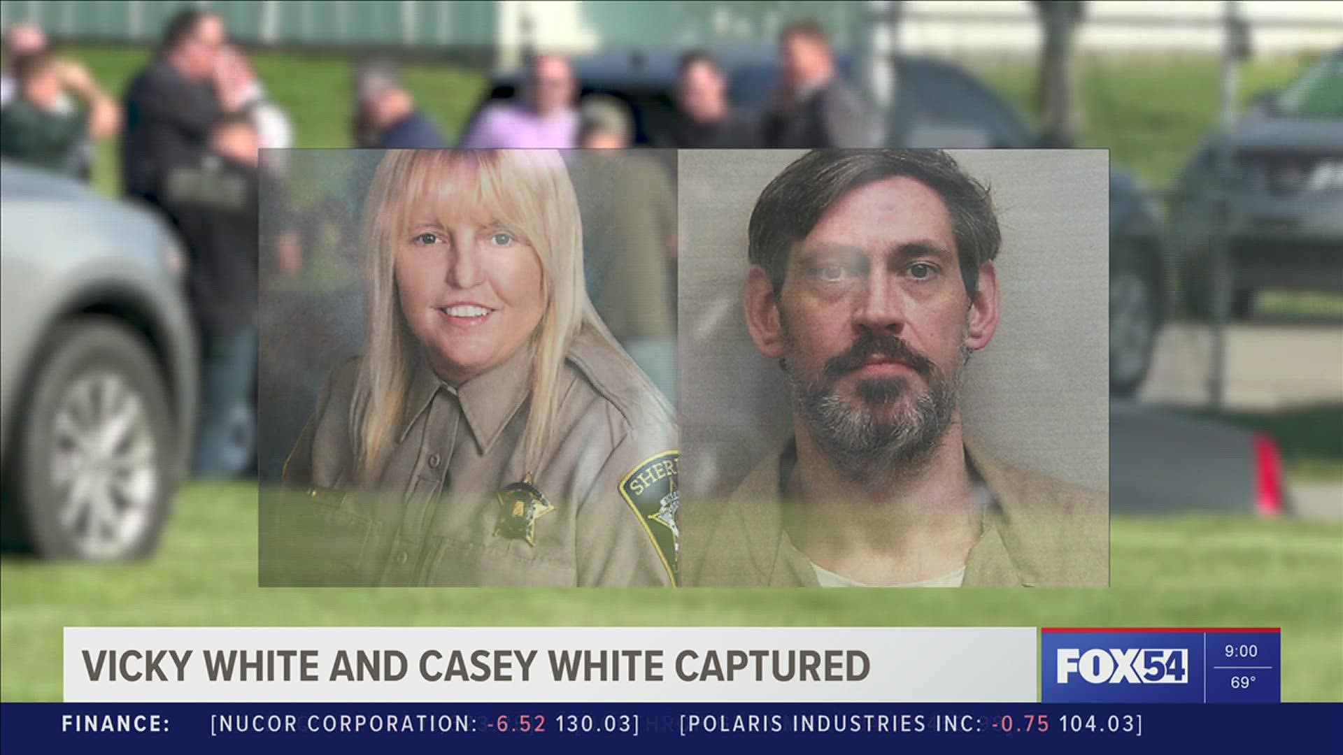 Vicky White and Casey White were captured together in Indiana.