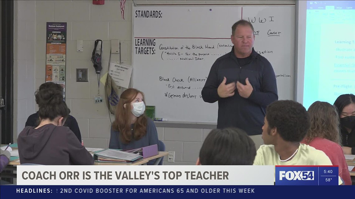 Meet Coach Tommy Orr of James Clemens High School, this week's Valley's Top Teacher.