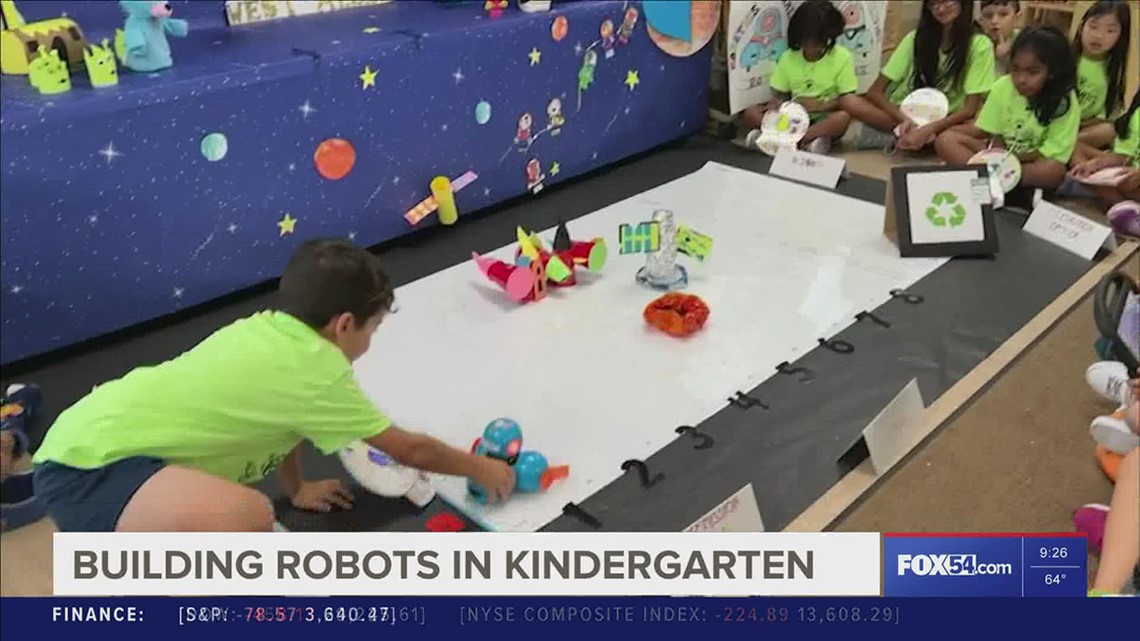 Summer program helps kindergarteners learn robotics