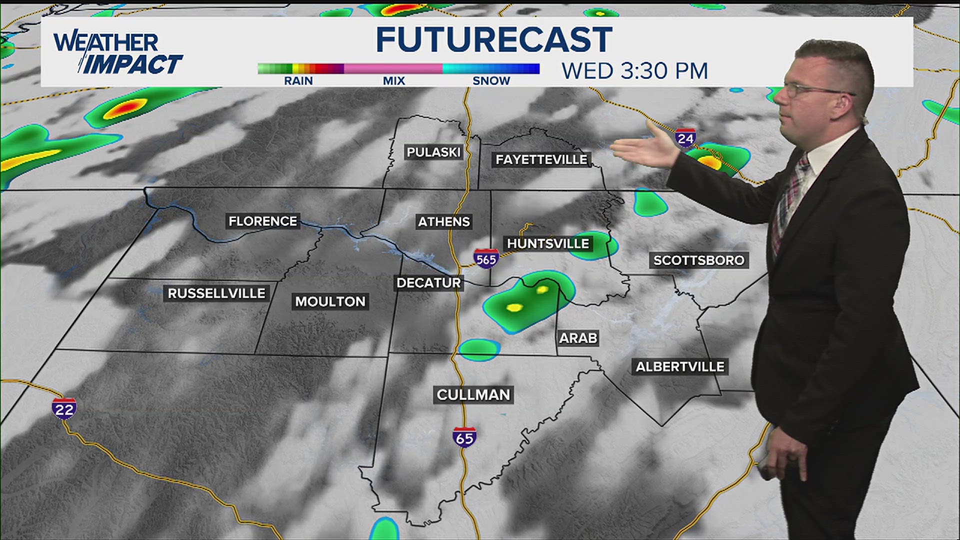 Isolated showers stay in the forecast, and it looks like we'll maintain the November warmth as well.