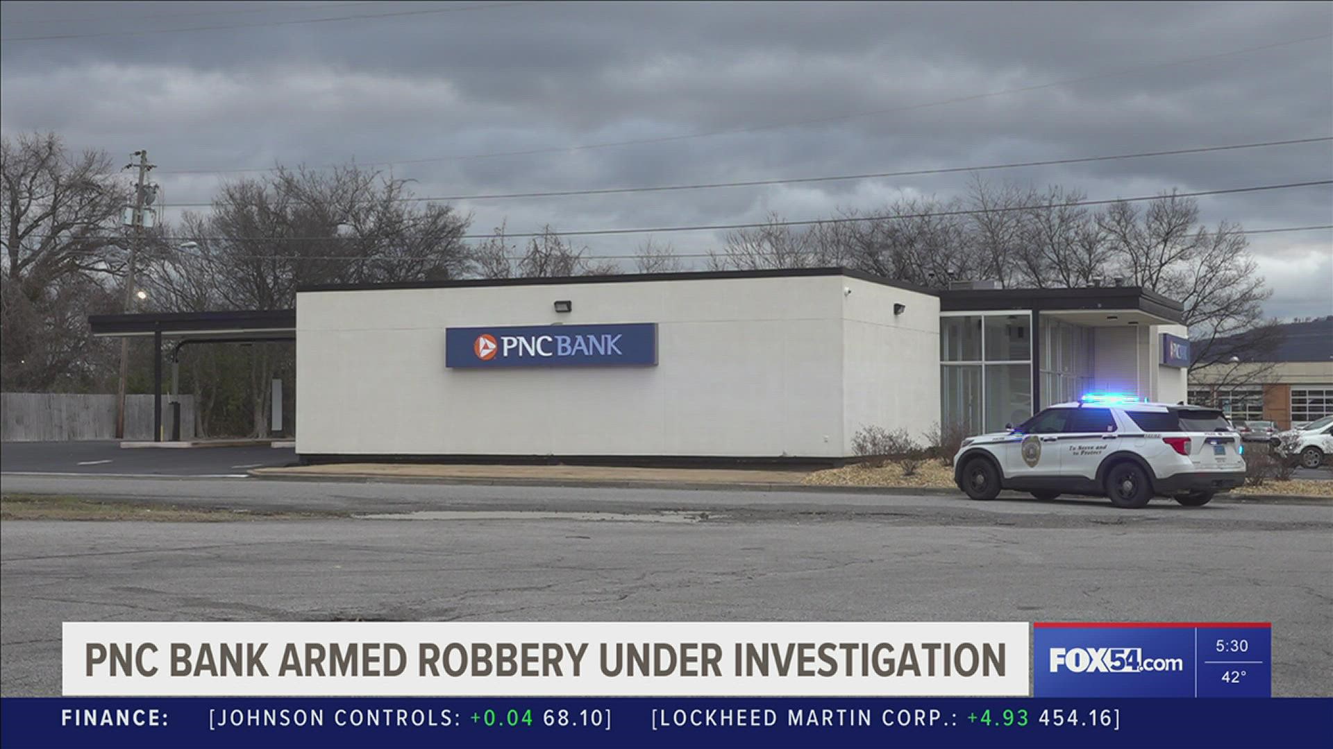 Police are searching for three suspects thought to be involved in the Country Club Avenue PNC Bank Robbery on January 25, 2023.