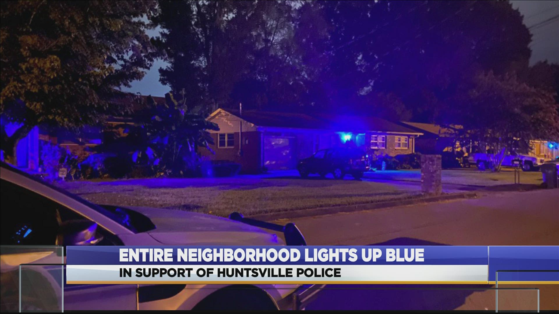 Huntsville police got a surprise on a late night call.
