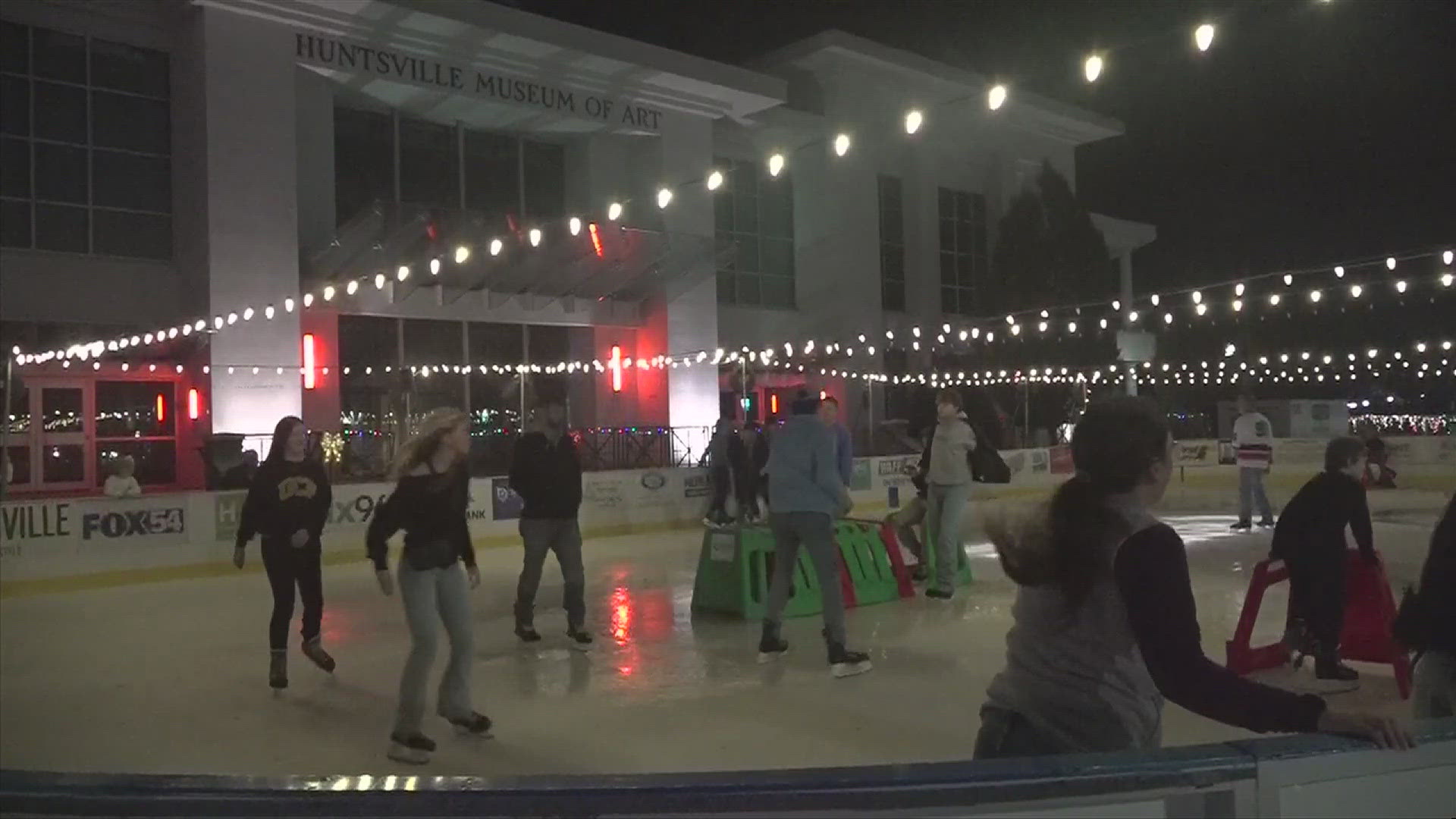 The ice is here! Huntsville's annual Skating in the Park is open in Big Spring Park.