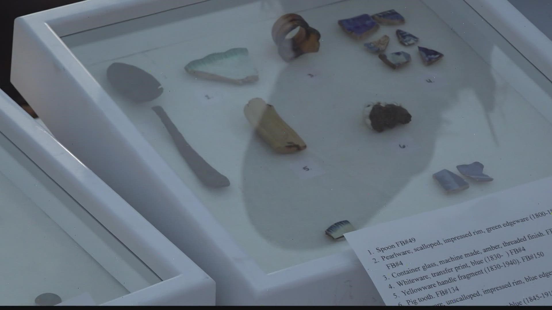 Artifacts, some dating back centuries, were recently found on Redstone Arsenal.