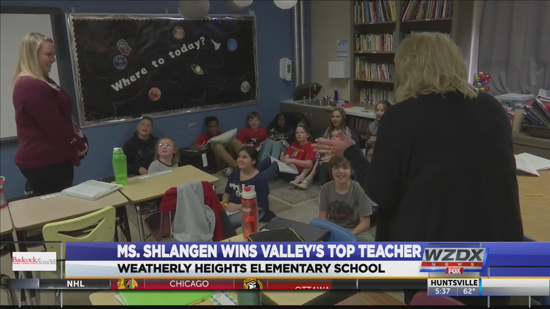 It is Ms. Ryann Shlangen's first year teaching and she is already making a big impact on her kids in Huntsville. That is why she is our Valley's Top Teacher.