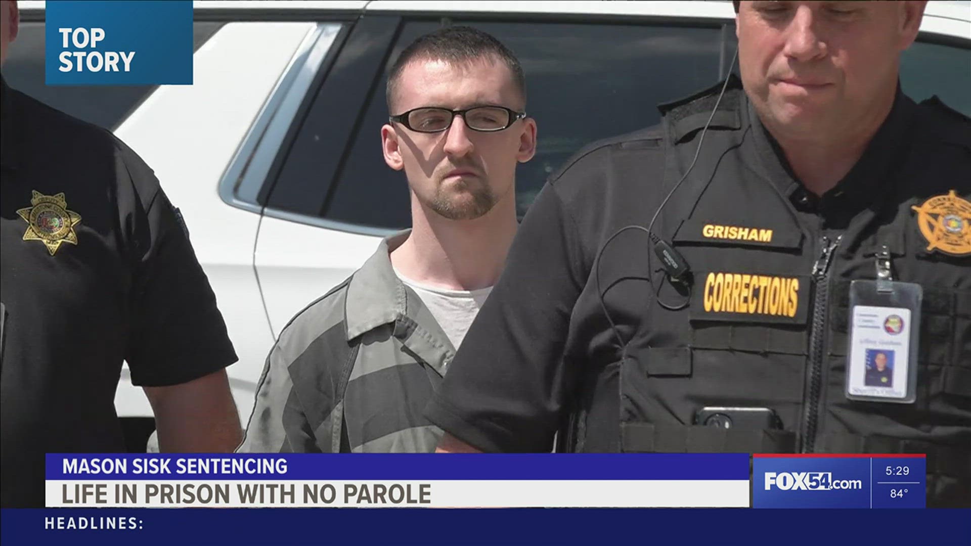 Mason Sisk was sentenced to life without parole after the deaths of five family members, including an infant, when he was 14 years old.