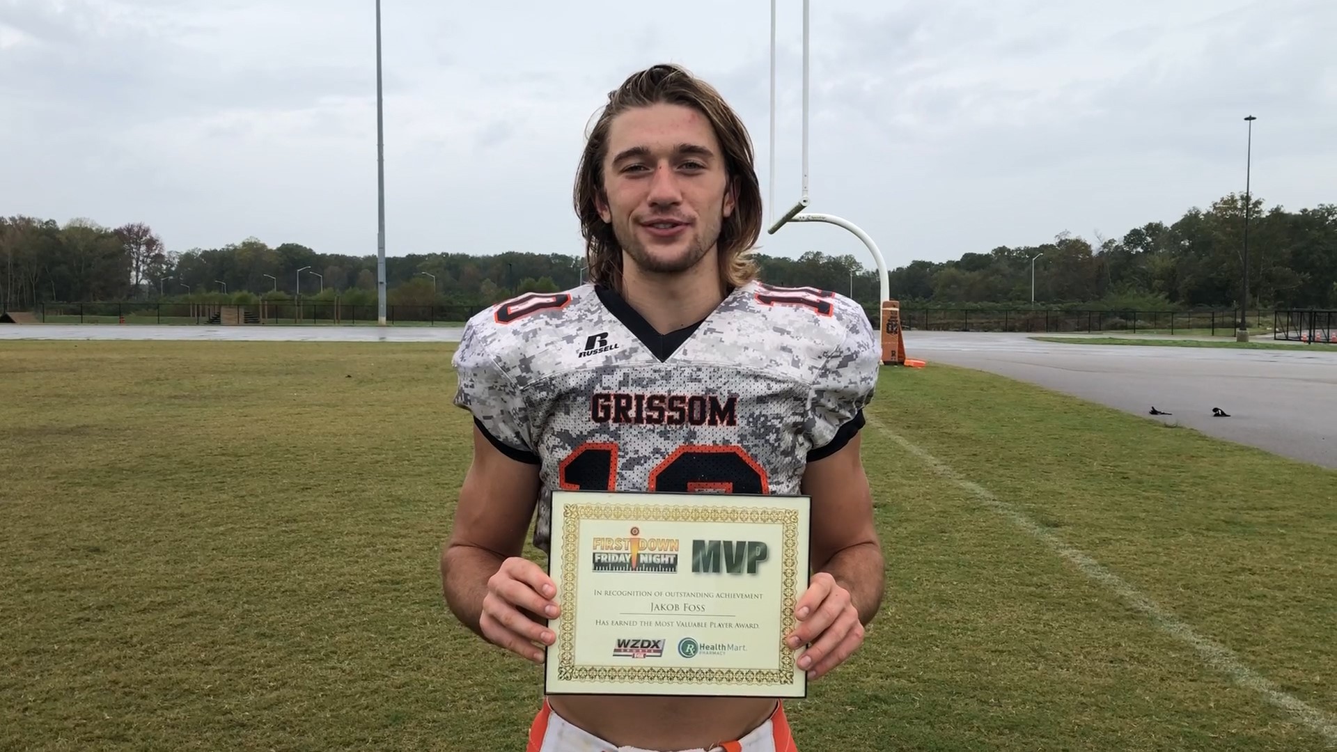 Grissom quarterback helped lead his team to the playoffs for the first time since 2004.