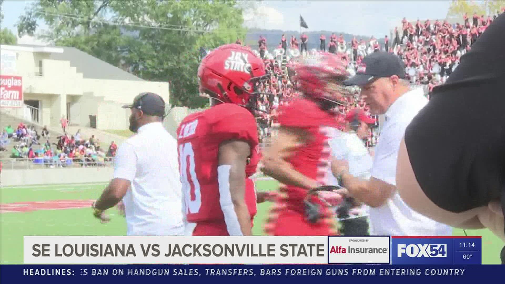 Southeastern Louisiana scored 18 unanswered second-half points to defeat Jacksonville State 31-14 in a non-conference matchup