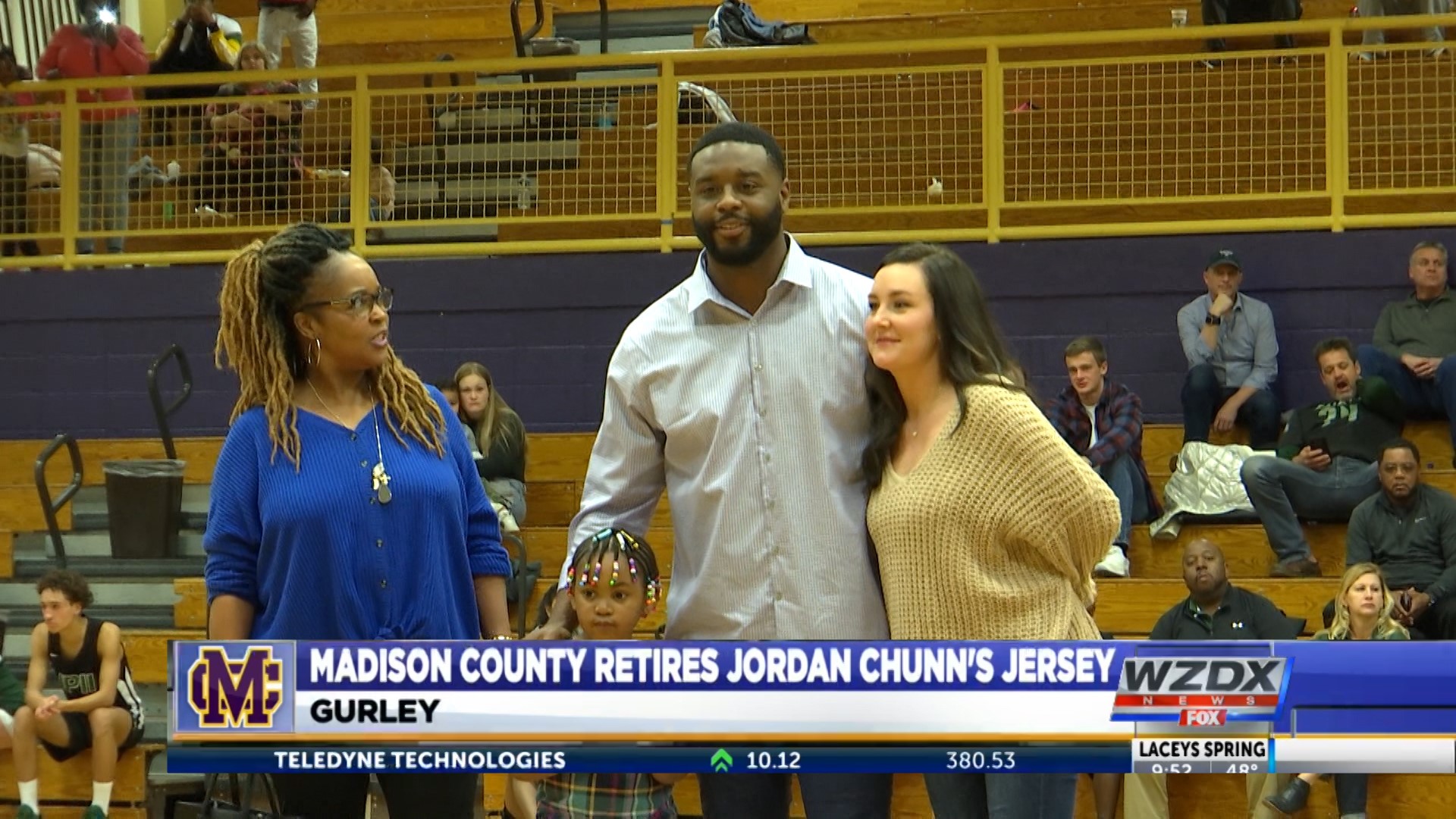 Madison County High School retired the jersey of former Tiger football player Jordan Chunn. No one will ever wear the number 38 jersey ever again.