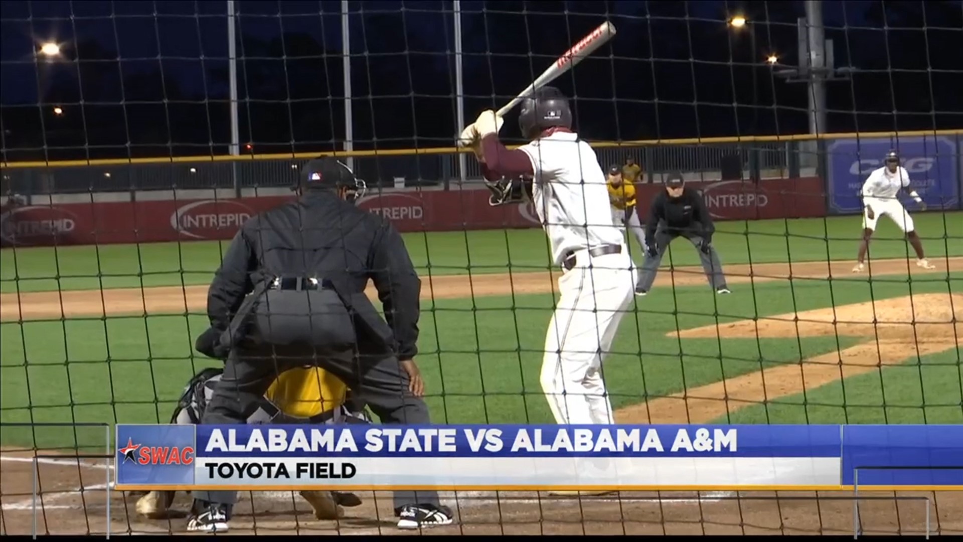 Alabama A&M snapped Alabama State's six-game conference win streak Thursday with a 10-8 victory at Toyota Field on Thursday evening.