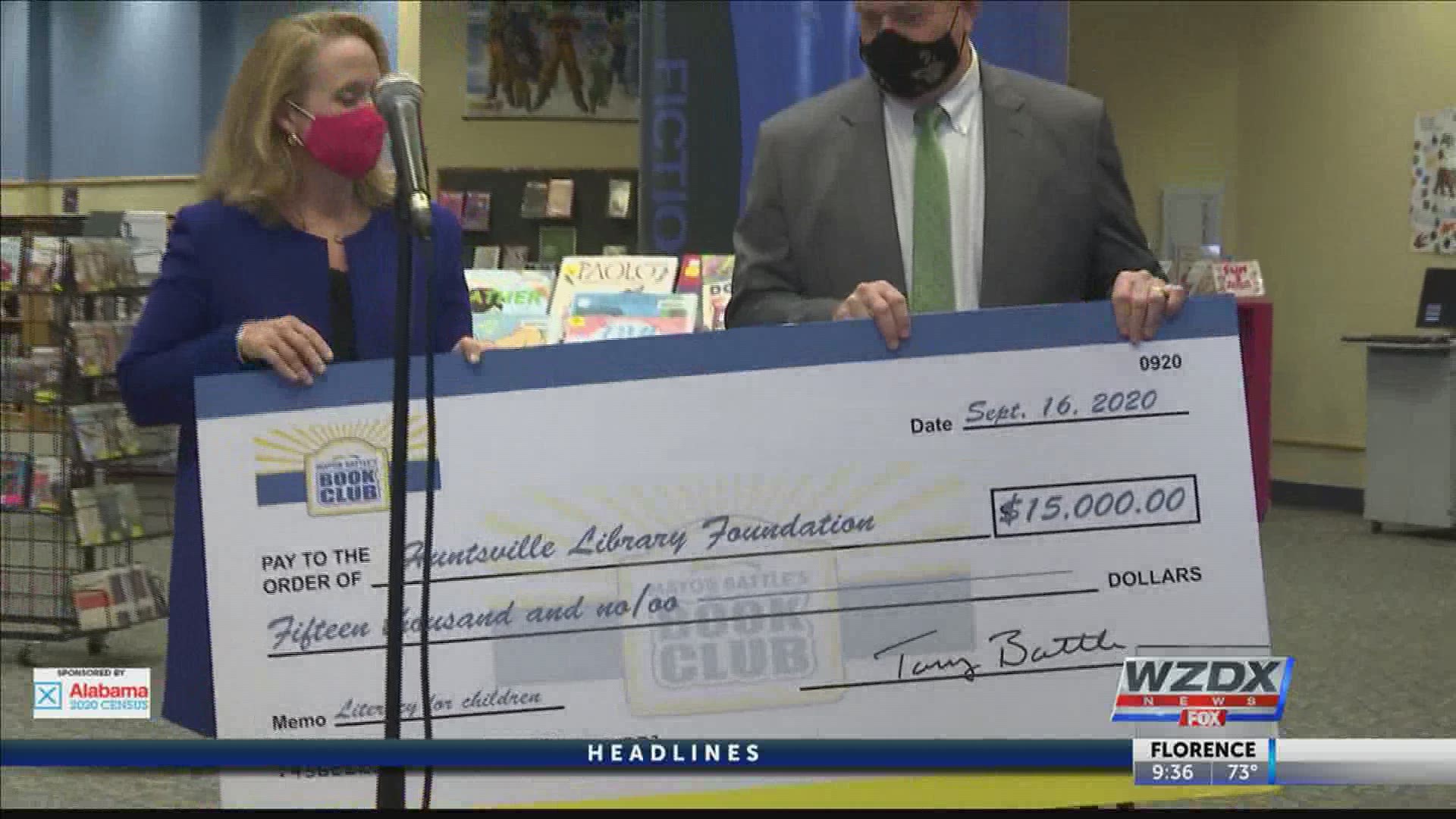 Huntsville Library gets $30,000 in donations as demand for kids' books rise during pandemic.