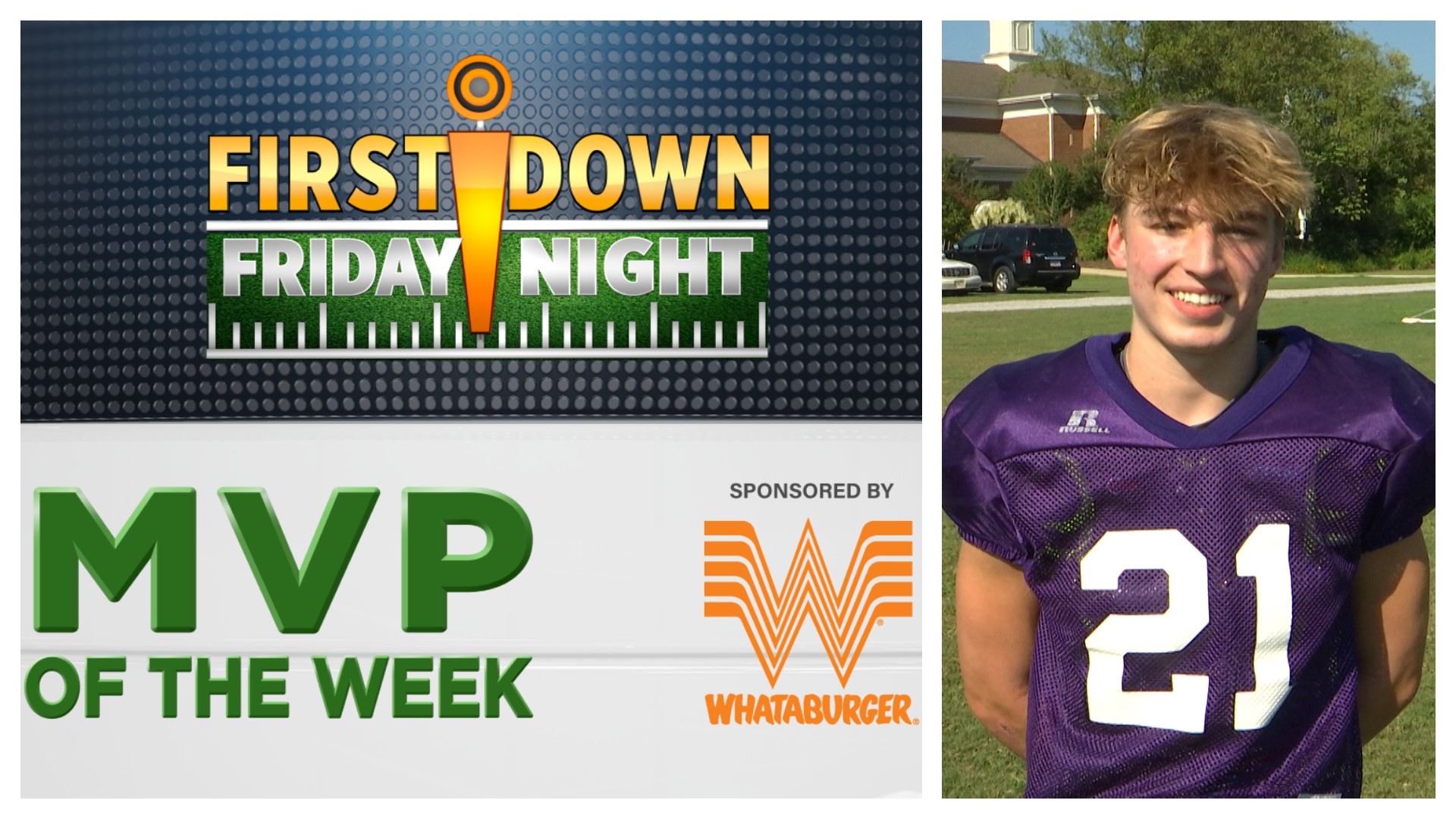 Whitesburg Christian's Ryan Turner rushed for 342 yards and scored four touchdowns in the Warriors 51-28 victory. Turner has been named the FDFN MVP of the Week