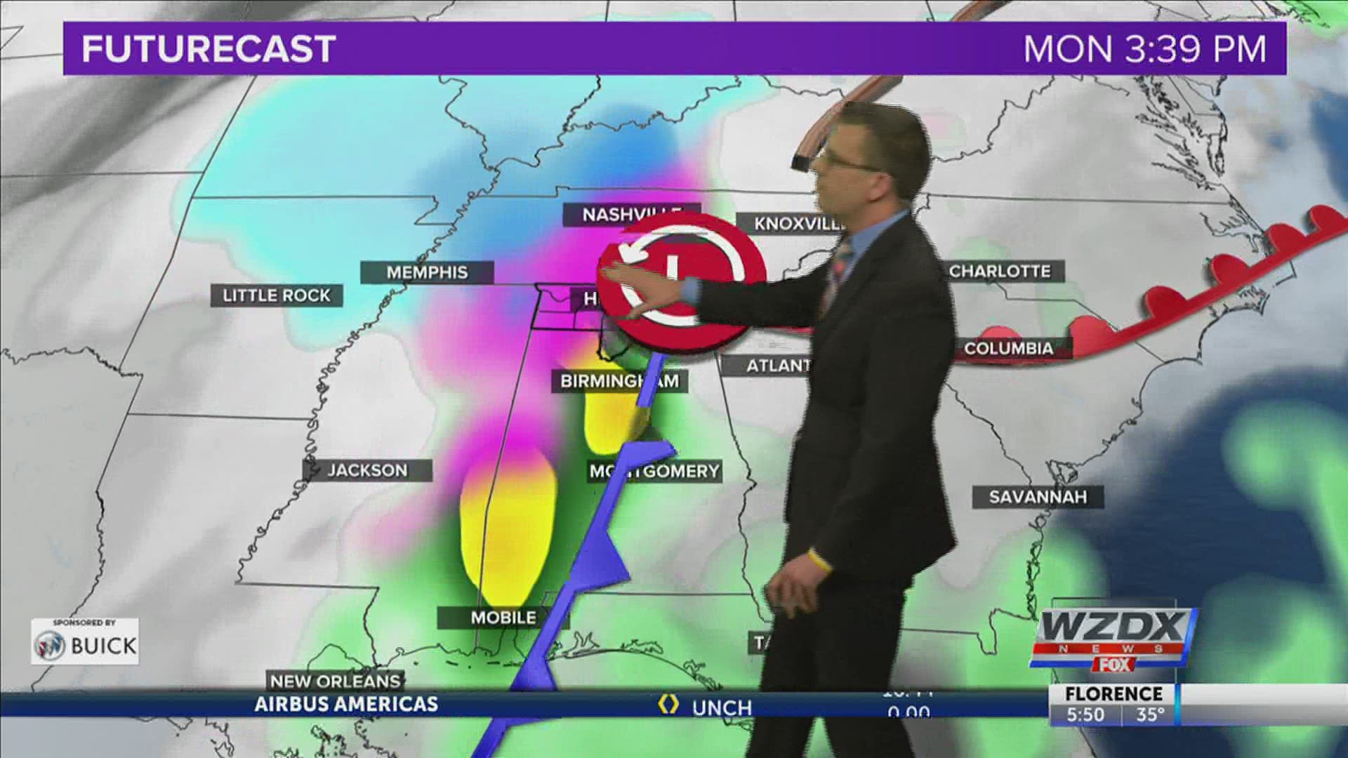 Freezing Rain Possible in the Tennessee Valley